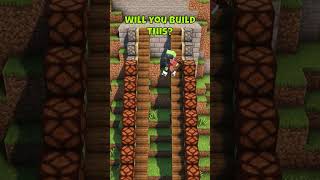 Minecraft Automatic Stairs⬆️ #shorts