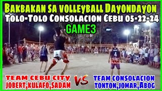 Game3:Decision,Bakbakan Tolo-Tolo Consolacion Cebu.Team Cebu City Vs. Team Consolacion.05-22-24.