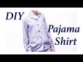 DIY Pajama Shirt / Pajama Top ✂️ パジャマシャツの作り方 / Sewing Tutorialㅣmadebyaya