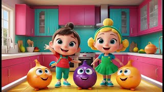 Onion Family Song – How Many Layers Inside | Fun Vegetable Nursery Rhyme for Kids | Silly
