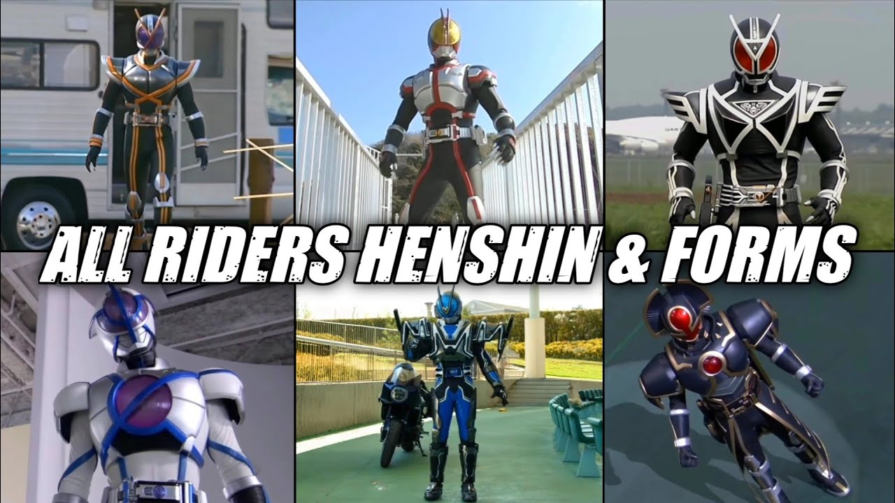 Kamen Rider 555 - All Riders Henshin & Forms - YouTube