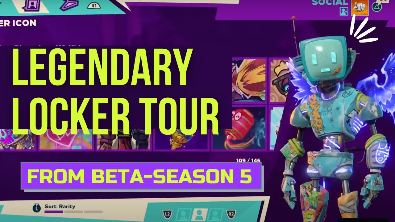 Knockout City EPIC LOCKER TOUR LEGENDARY ITEMS  Beta-Season 5