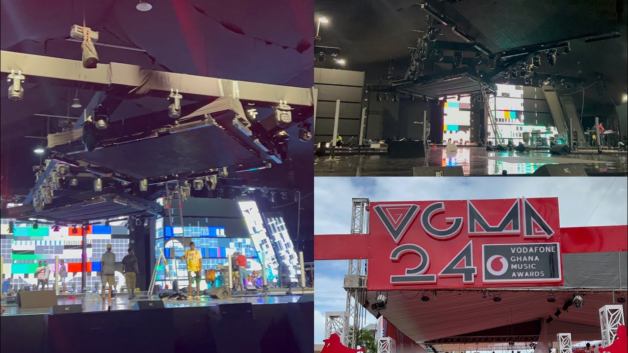 Vgma Backdrop The best Stage , lighting, Sound & Security Ever @ VGMA 2023 !!! Live ...