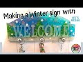 Let's Resin moulds - Making a welcome sign and Xmas decorations (Resin Art) @LETSRESIN