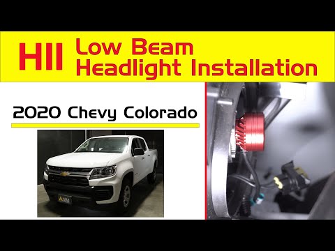 2015-2021 Chevrolet Colorado Headlights Bulb Replacement LED Low Beam