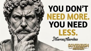 You Don’t Need More. You Need Less (Marcus Aurelius Was Right)#stoicism #discipline #motivation 