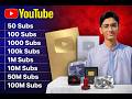 YouTube Par Kitne Subscribers Par Kya Milta Hai? 🤯 Complete Guide 2026 || MalikBilal.956