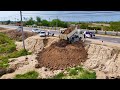 The best new project that demonstrates fast dozer landfill with 5 ton trucks