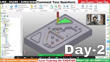 Powermill Day -2 Delcam  ONLine Training tutorial