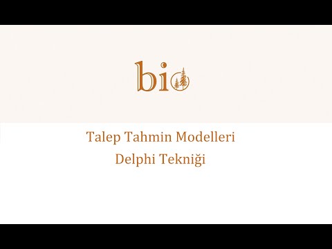Video: Delphi tahmin yöntemi nedir?