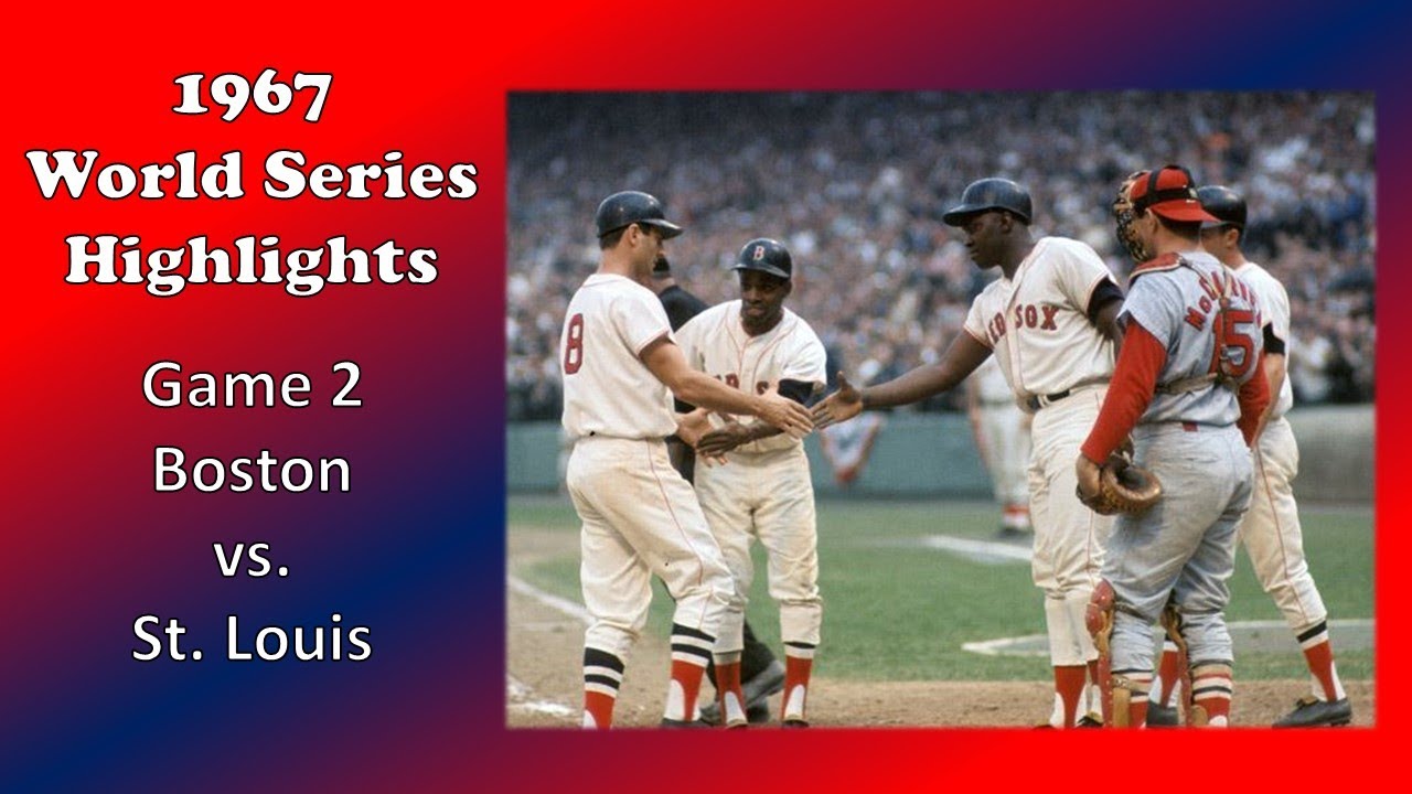 1967 World Series Highlights - Game 2 - Boston Red Sox vs. St. Louis Cardinals