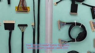 imaging micro-coax cable Italy supplier flat flex cable impedance samtec lshm cable for autonomous v