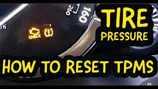 TPMS Reset Procedure Tire Pressure Monitoring System Reset your TPMS on Lexus and Toyota LX570 LS460