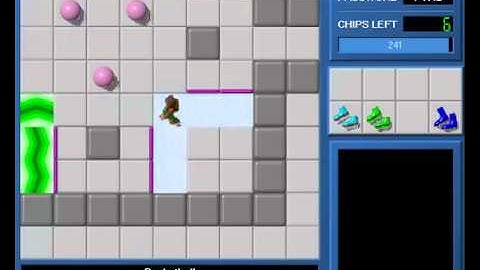 CCLP1 level 11 solution - 226 seconds