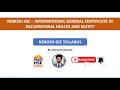 NEBOSH GIC Syllabus 2026 | Complete Breakdown | GIC1 &amp; GIC2 Explained | NEBOSH GIC Latest Updates
