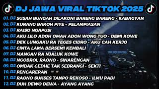 DJ SUSAH BUNGAH DILAKONI BARENG BARENG - DJ KABAGYAN - PLAYLIST DJ REMIX TERPOPULER 2025