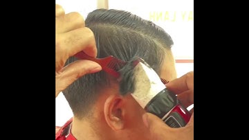 Cách Hớt Tóc Chải 2 Tầng, 2 Mái Middle Part NTN | Haircut Tutorial | VULEE .