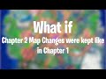 What If Chapter 2 Map Changes were kept like in Chapter 1? | Fortnite Map Concept