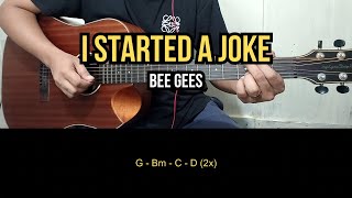 I Started A Joke - Bee Gees | Guitar Tutorial