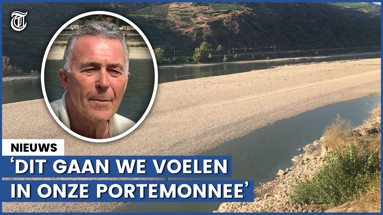 Zorgelijke waterstand Rijn: ‘Dit heb ik nog nooit gezien’ - YouTube