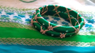 How to make silk thread Bangles at home | step by step