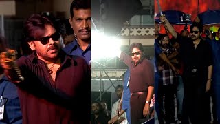 Pawan Kalyan Ultra Stylish Mass Entry In Black Dress and Sword at OG Pre  Release Event | Mana Power