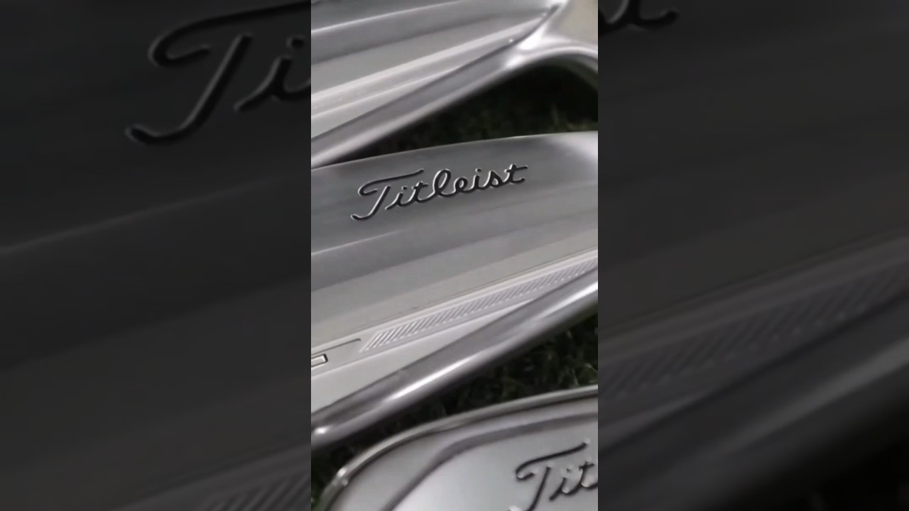 New Titleist T100 Irons 😍 #golf #golfequipment #titleist #golfswing #subscribe #golfer