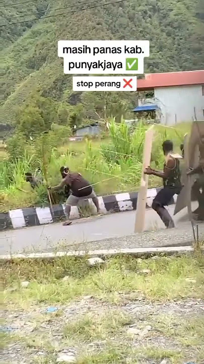 Puncak Jaya Perang antar suku Papua Pegunungan #blackdiamondpapua #papuapegunungan #travel #papua