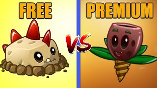 Plants Vs Zombies 2 Primal Potato Mine vs Olive Pit (Free vs Premium)