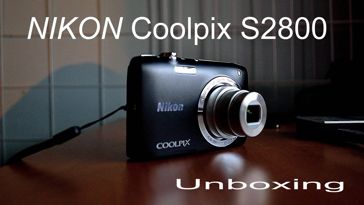 COOLPIX S2800 (NIKON) UNBOXING - YouTube