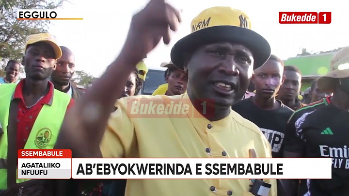 Agataliikonfuufu Ab’ebyokwerinda e Ssembabule bayisizza ebiragiro ku nkungaana z’ebyobufuzi