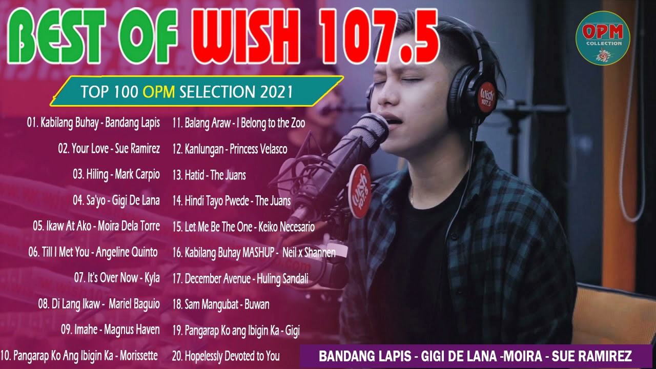 Best Of Wish 107.5 Playlist 2021 | Top 20 Most Viewed Songs - Khel Pangilinan, Gigi De Lana, Moira