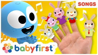 Finger Family w Harry the Bunny | Old Macdonald + | Nursery Rhymes | Songs for Babies | BabyFirst TV