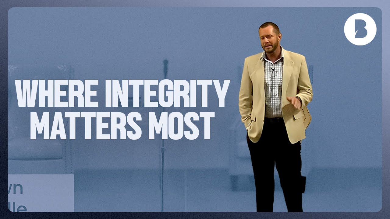 Where Intergrity Is Needed Most