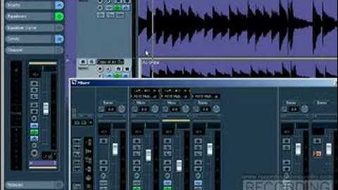 Cubase 4 - Mixer Overview Part 1 from RecordingHomeAudio.com