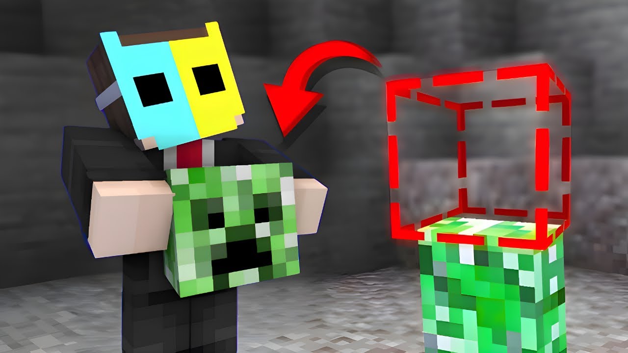 Minecraft but you can Steal Mob Heads YouTube