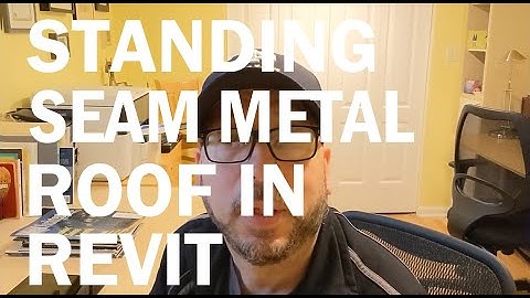 How to Create Standing Seam Metal Roof in Revit