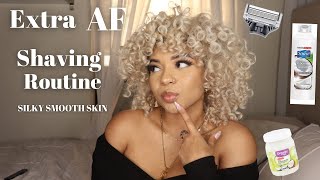 Extra AF Shaving Routine for Soft Silky SKIN! NO MORE Razor burns or In-grown hair! screenshot 1