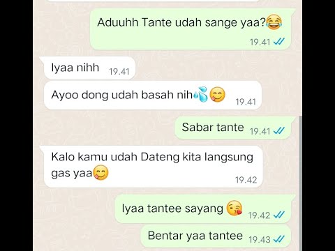 Prank chat Tante sange, malah diajak main ke kos😋