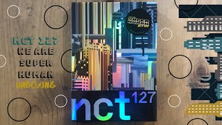 Nct 127 'we are superhuman' album unboxing + photocard reveal