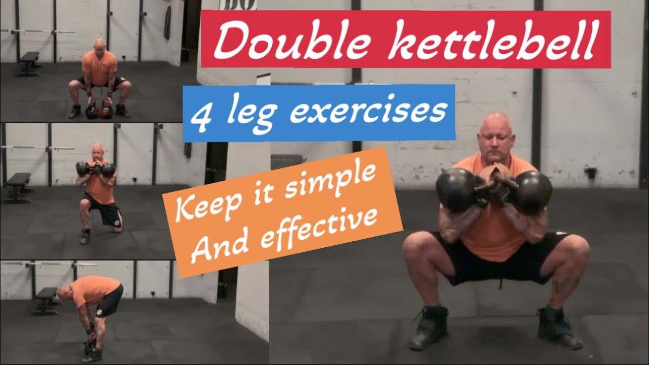 Workout tips for double kettlebell leg exercises! YouTube