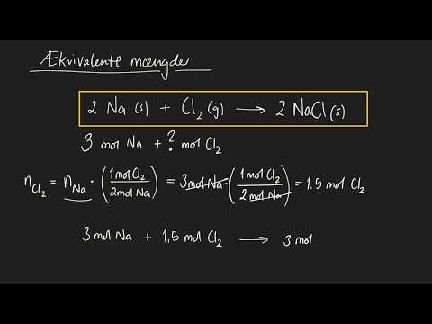 Video: Sådan Beregnes De ækvivalente Masser Af Oxid Og Metal