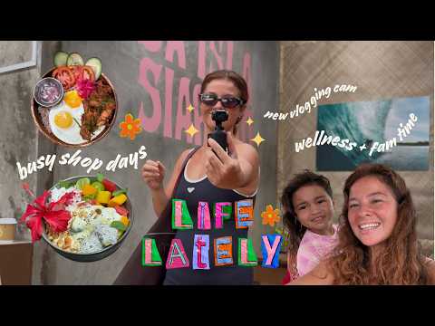 Life lately: busy shop days, wellness and fam time!