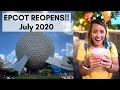 EPCOT REOPENS DURING GLOBAL PANDEMIC! (and it's VERY hot) Walt Disney World Vlog | July 2020