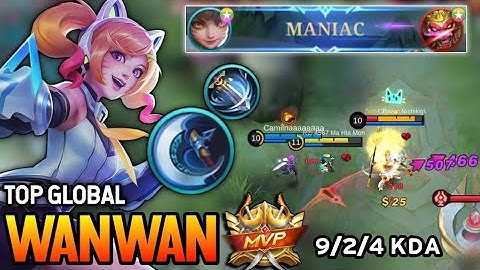 WANWAN BEST BUILD 2022 | TOP GLOBAL WANWAN GAMEPLAY | MOBILE LEGENDS ✓