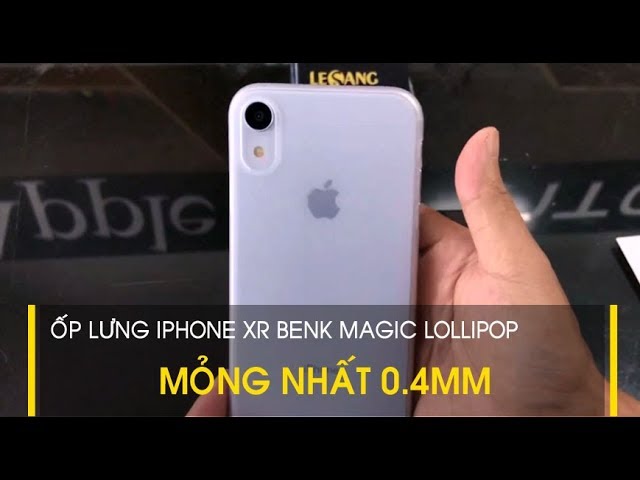 LÊ SANG | Ốp lưng iPhone XR Benks Magic Lollipop mỏng nhất 0.4mm, như 1 tờ giấy