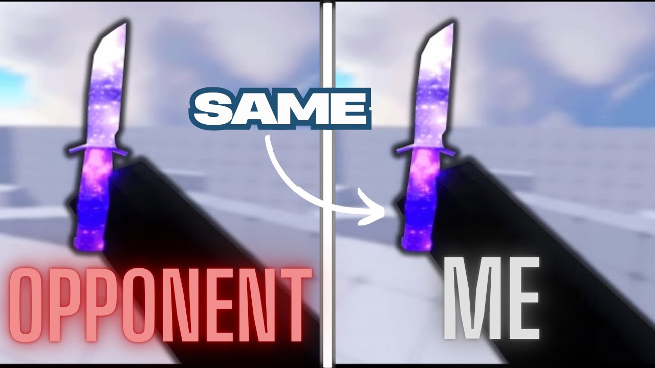 I WON by COPYING my OPPONENTS LOADOUT in Roblox Rivals