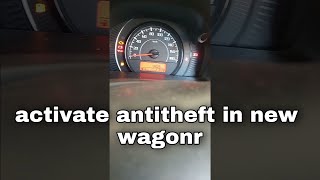 activate Anti Theft alarm 🚨 in new wagonr vxi varient screenshot 1