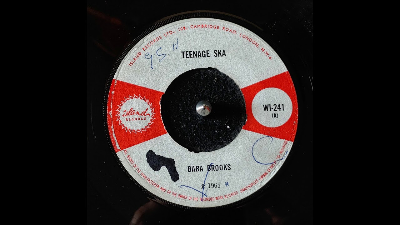 Baba Brooks - Teenage ska ( ISLAND RECORDS UK 1965 ) - YouTube