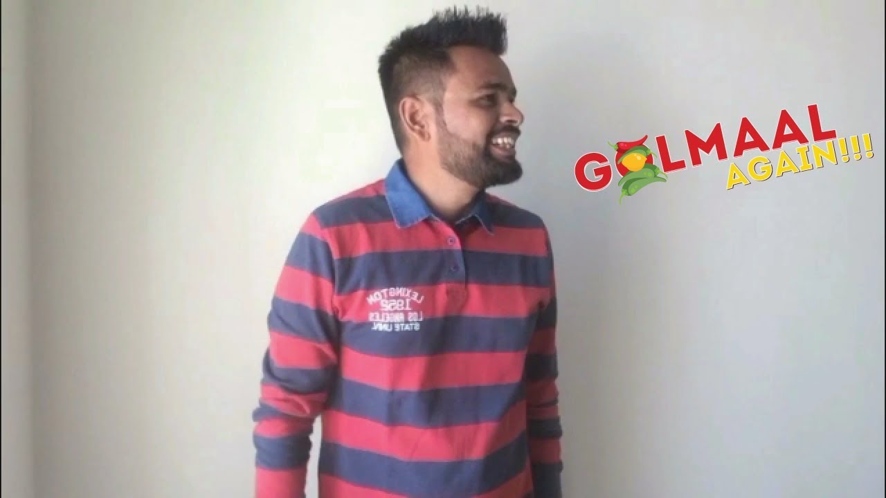 TheMilind : Golmaal again dubsmash  Dialogue promo Ajay Devgn parineeti chopra arshad tussar shreyas